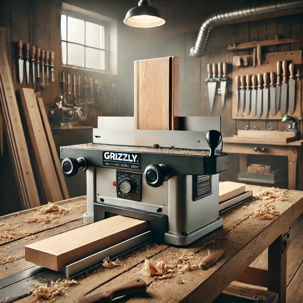 The Grizzly Table Top Jointer Planer Snipe solution in detail